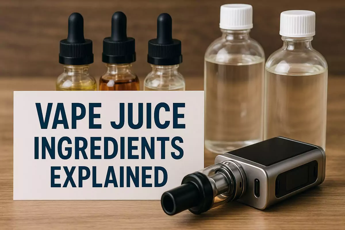 What is Vaping? Ultimate Beginner's Guide (2025) 8 Vape Juice Ingredients Explained