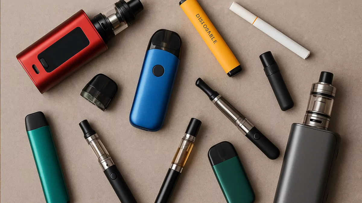 Different types of vapes Different types of vapes