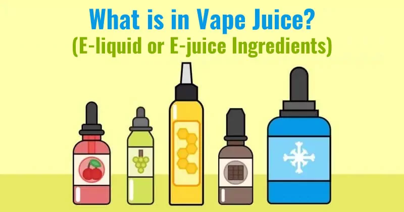 Vape Juice Ingredients E Liquid and E Juice Components Ecigator