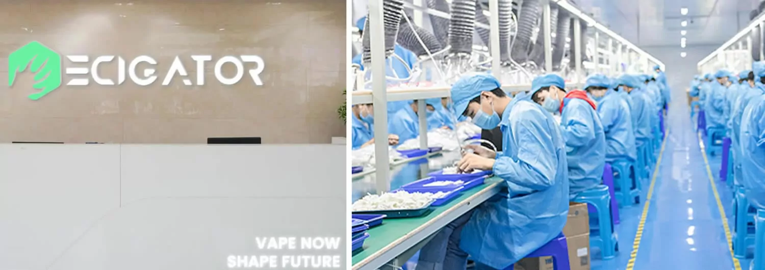 Ecigator vape factory disposable vape manufacturer