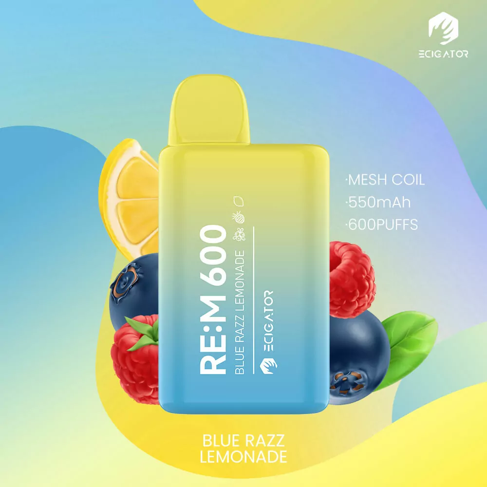 Rem600 Blue Razz Lemonade flavor