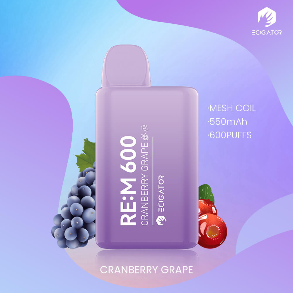 Rem600 Cranberry Grape flavor