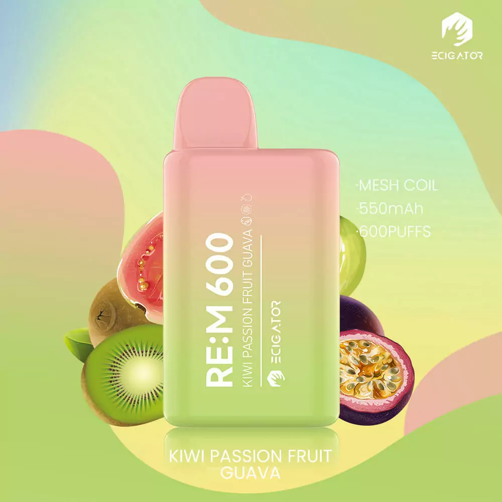 Rem600 Kiwi Passion Fruit Guava flavor