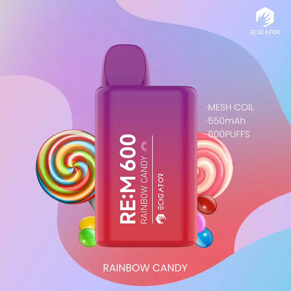 Rem600 Rainbow Candy flavor