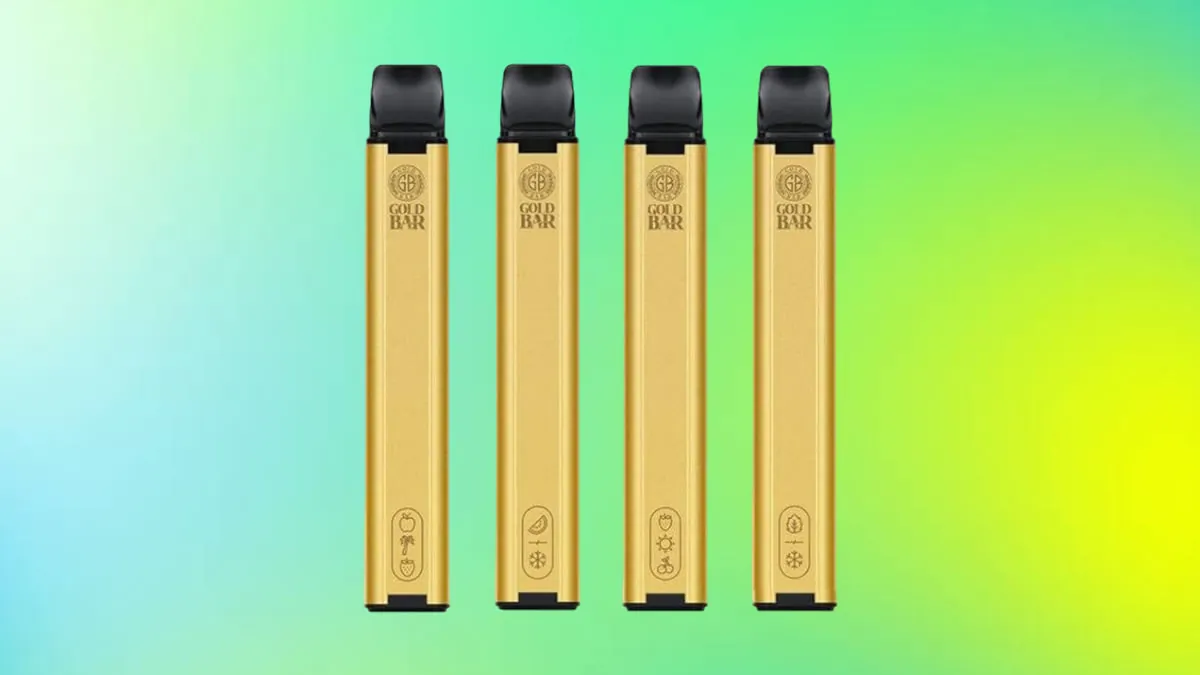 Gold Bar 600 disposable vape