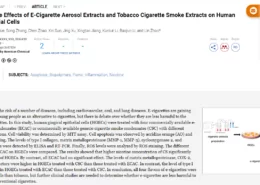E-cigarettes Have Far Less Impact on Oral Health than Traditional Cigarettes