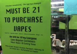 legal vaping age