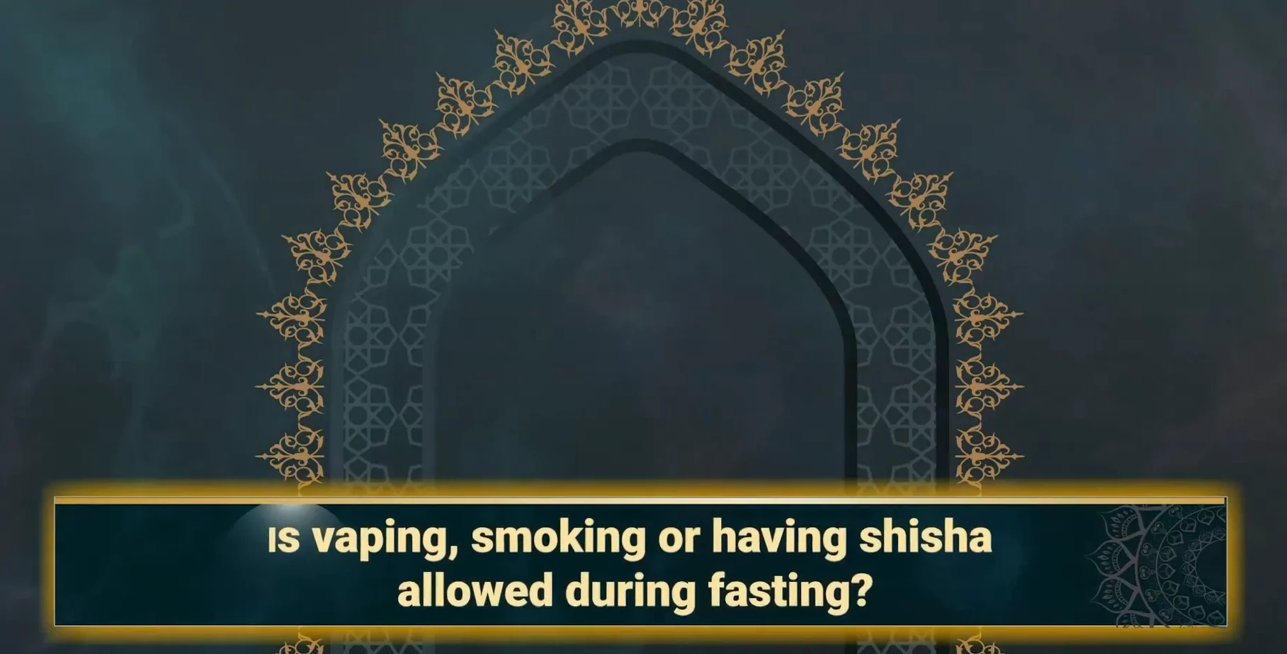 Can you vape while Ramadan fasting?