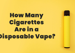 How Many Cigarettes Are in a Disposable Vape