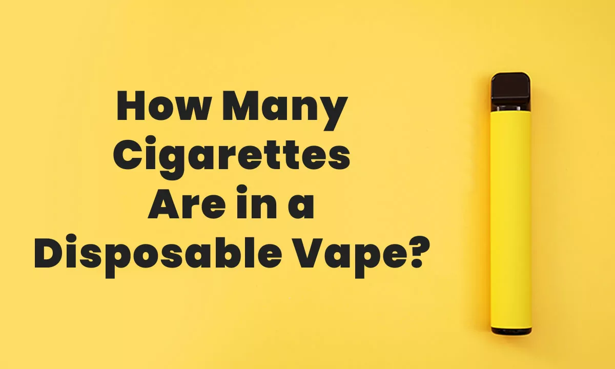 How Many Cigarettes Are in a Disposable Vape Ecigator