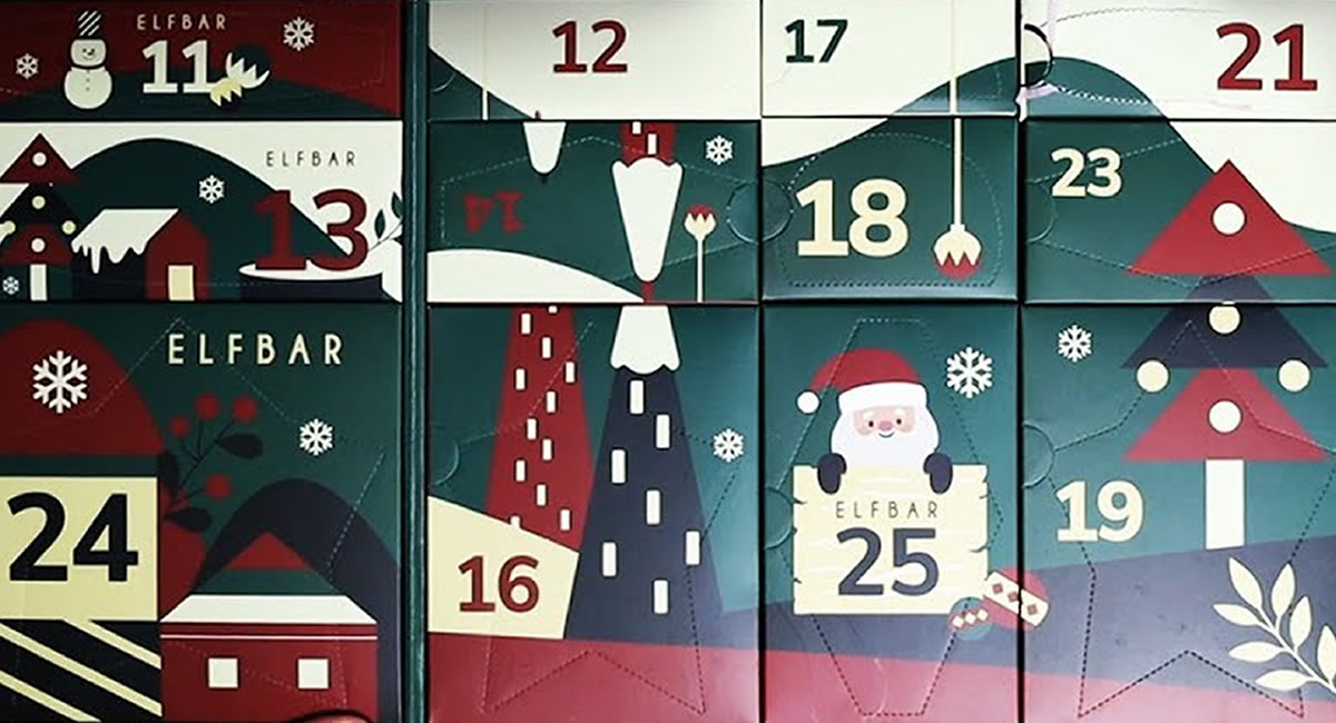 elfbar elfa kaufen Calendario De Adviento 2025 Elf Bar Vape Advent Calendar main image 1