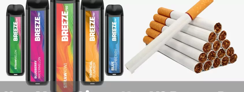 How Many Cigarettes Are in A Breeze Pro Disposable Vape