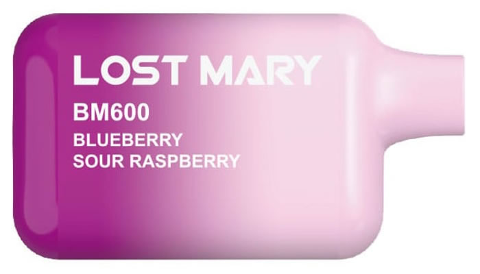 Top 10 Tasty Lost Mary BM600 Disposable Vape Flavors Reviewed 2 Lost Mary BM600 Blueberry Sour Raspberry