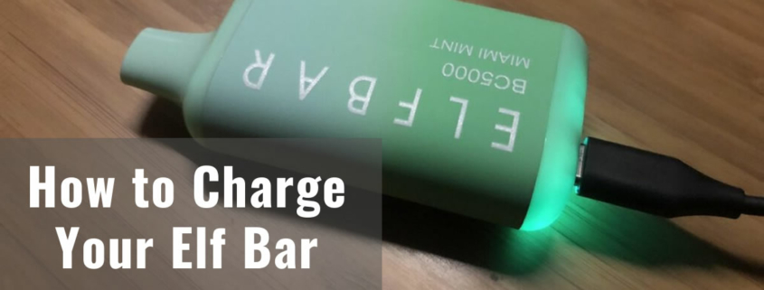 how to charge elf bar