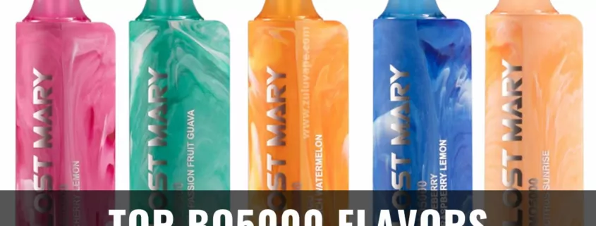 top lost mary bo5000 flavors