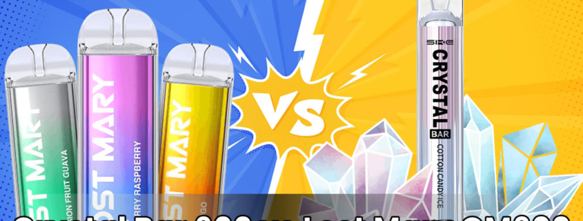 Crystal Bar 600 vs Lost Mary QM600
