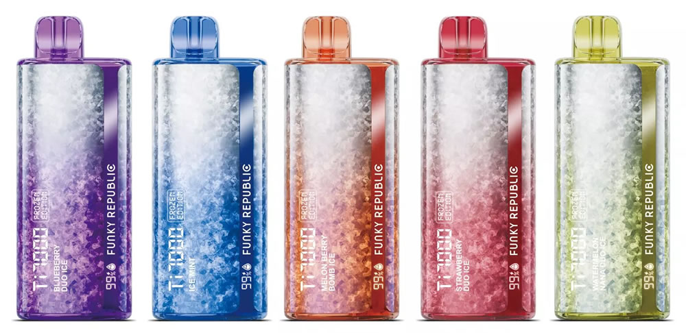 Funky Republic Ti7000 Frozen flavors
