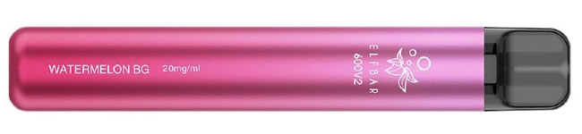 Top Elf Bar 600 V2 Flavors: Best Disposable Vape Tastes 2 elf bar 600 v2 Watermelon BG(Bubblegum)