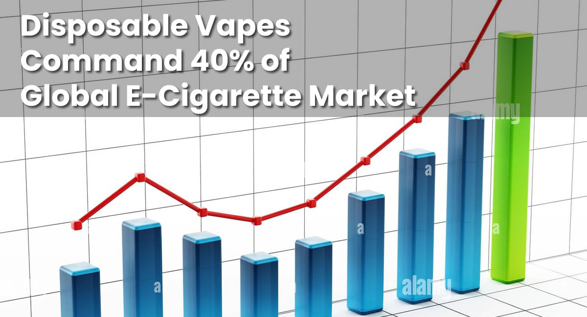 Disposable Vapes Now Command 40% of Global E-Cigarette Market
