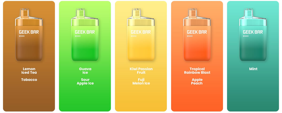 Top GeekBar B5000 Flavors