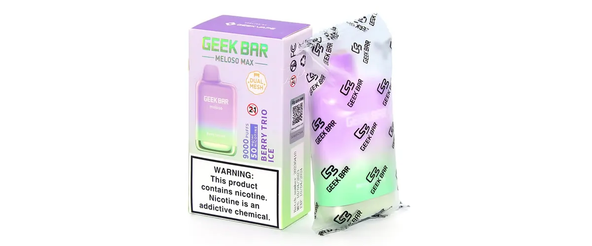 Geek Bar Meloso Max package