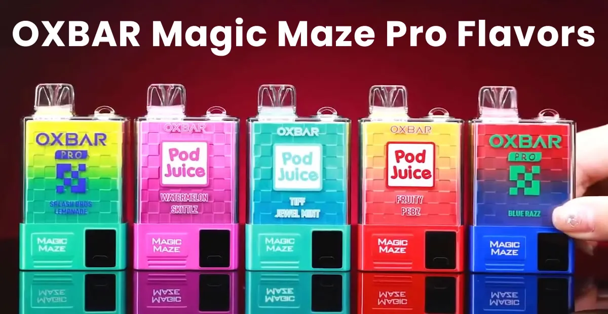 OXBAR Magic Maze Pro flavors