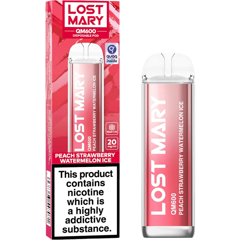 Lost Mary QM600 Peach Strawberry Watermelon Ice