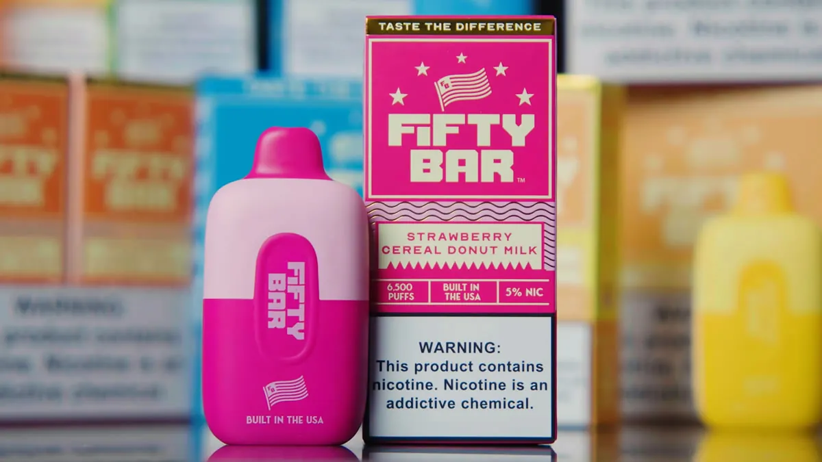 fifty bar 6500 puffs disposable vape