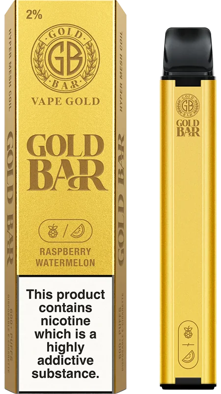 Gold Bar Vape Raspberry Watermelon