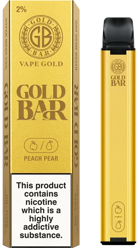 Gold Bar Vape Peach Pear