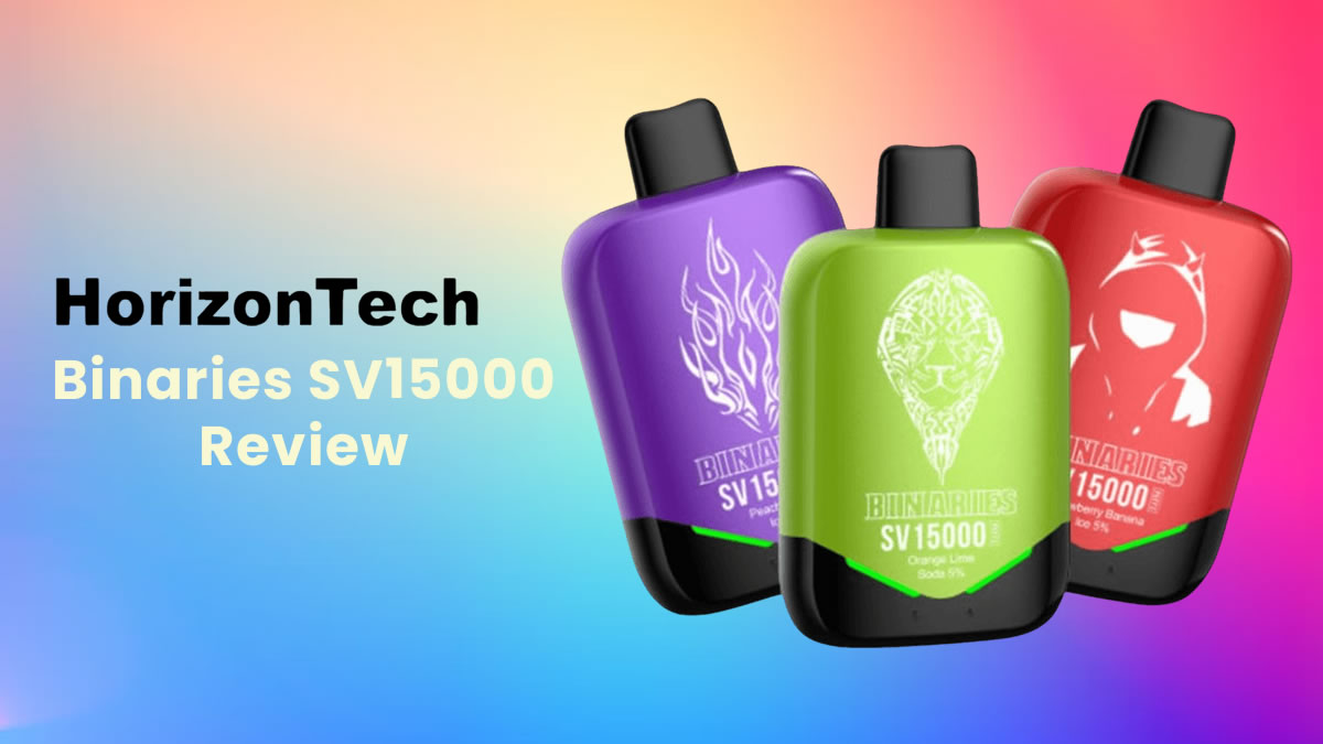 HorizonTech Binaries SV15000 Disposable Vape Review HorizonTech Binaries SV15000 Disposable Vape Review