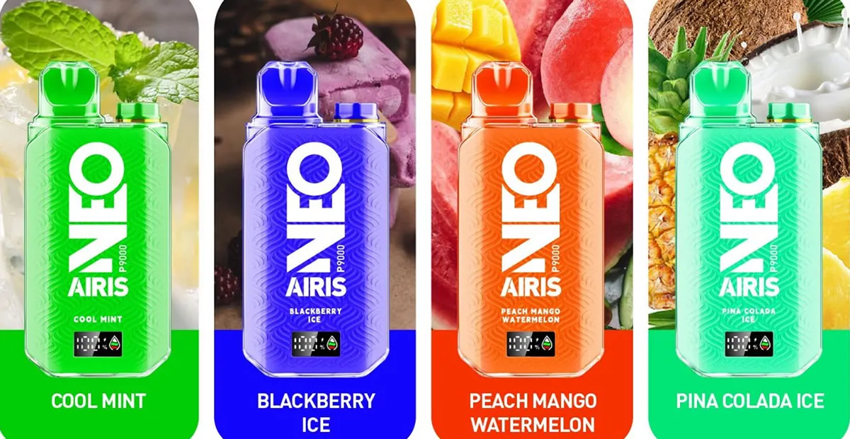 Airis Neo P9000 Flavors
