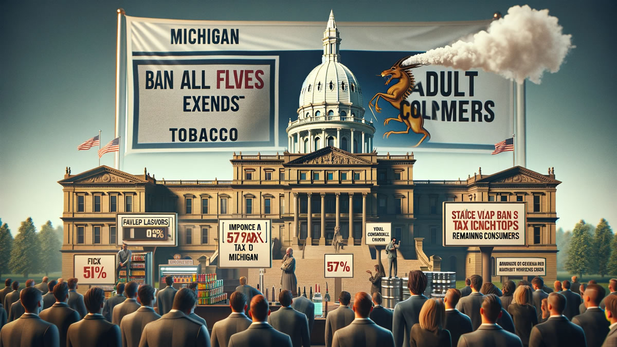 Michigan Bills Seek Vape Flavor Ban and 57 Tax Ecigator