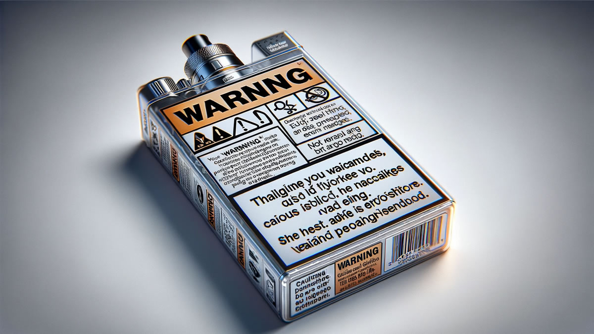 Vaping Labels - Deterring Youth While Helping Adult Smokers