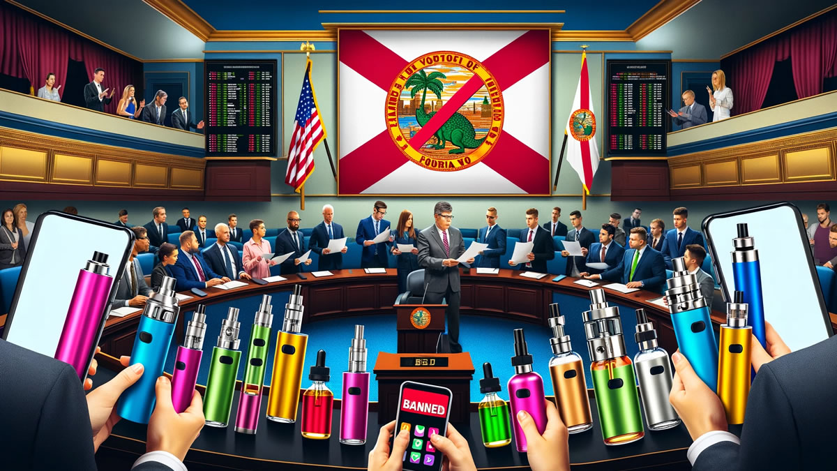 Florida Bans Flavored Disposable Vapes Exempts E Liquids