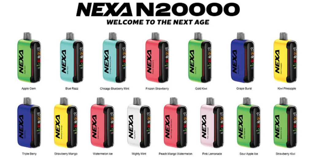 NEXA N20000 Disposable Vape Flavors