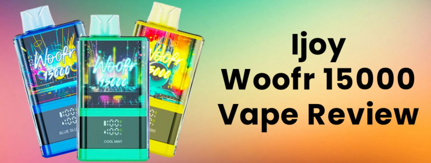 Ijoy Woofr 15000 Disposable Vape Review