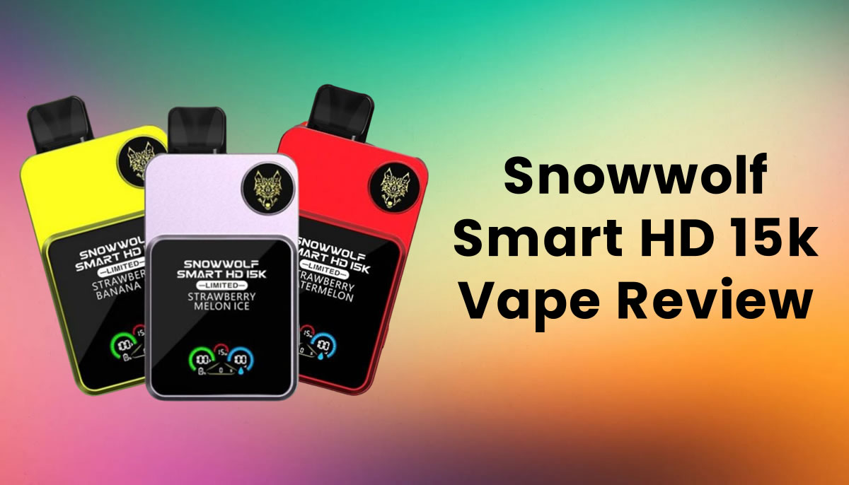 snowwolf smart hd 15000 puffs limited disposable vape SnowWolf Smart HD 15K Limited Vape