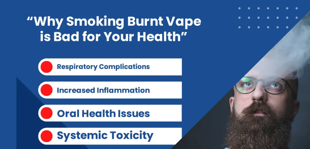 Why Smoking Burnt Vape is Detrimental to Your Health