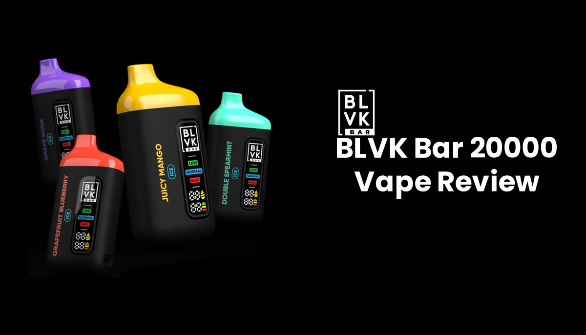 elf bar vape uk BLVK Bar 20000 Disposable Vape Review