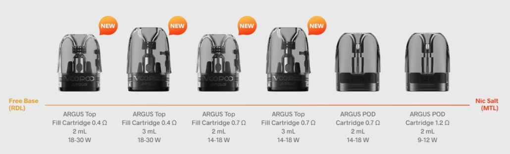 VOOPOO ARGUS G2 Compatible Pods