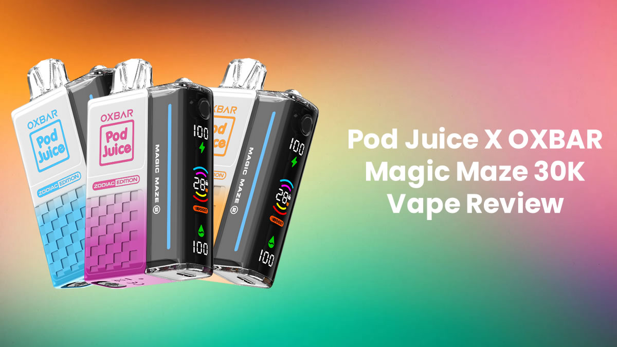 Pod Juice Oxbar Magic Maze K Disposable Vape Review