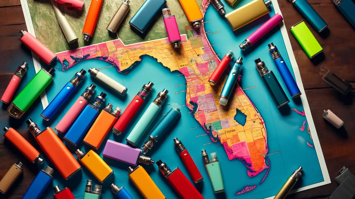 Florida Vape Sales Soar, But 90 of Disposables Illegal