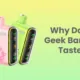 Geek Bar Pulse burnt taste