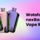 Wotofo nexBar 16K Disposable Vape Review