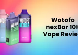 Wotofo nexBar 10K Disposable Vape Review