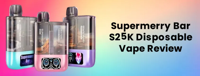 Supermerry Bar S25K Disposable Vape Review