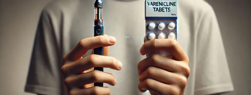 E-cigarettes effective smoking cessation varenicline study