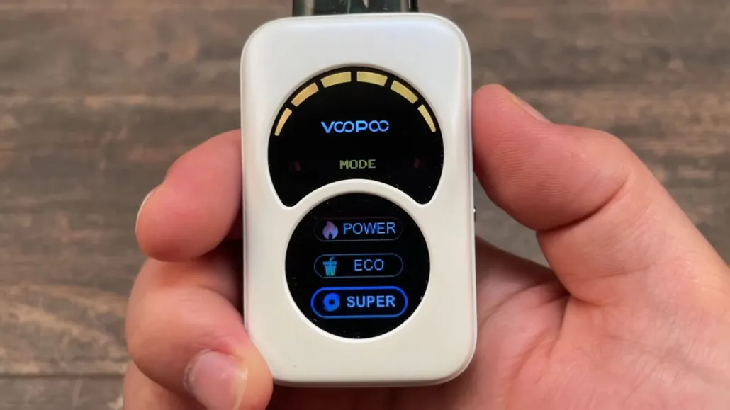 VOOPOO ARGUS A Pod Kit working mode