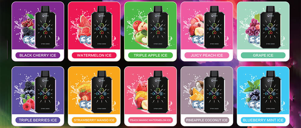 hello synix vape flavors Price Smokers Heaven 510 E-liquid flavor:Tropical Rainbow Flum Pebble Sour X'Max